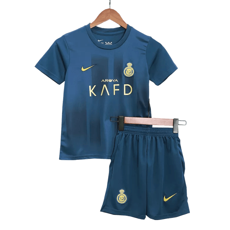 Conjunto Infantil Al-Nassr Away 23/24 - Marinho