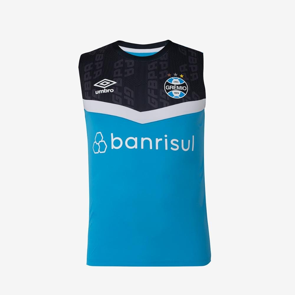 Camisa Grêmio Regata Treino 23/24 s/n° Torcedor Masculino