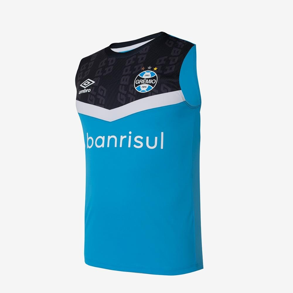 Camisa Grêmio Regata Treino 23/24 s/n° Torcedor Masculino