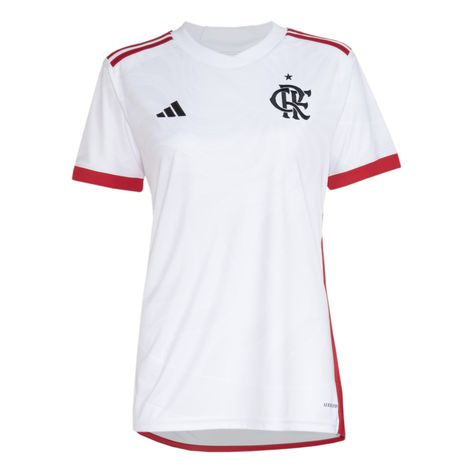 Camisa Flamengo Away 24/25 s/n° Torcedor Feminina - Branco