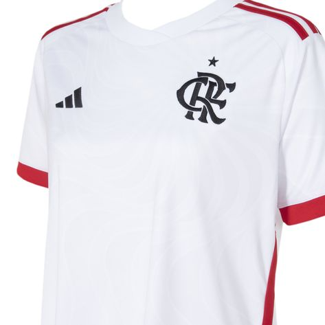 Camisa Flamengo Away 24/25 s/n° Torcedor Feminina - Branco