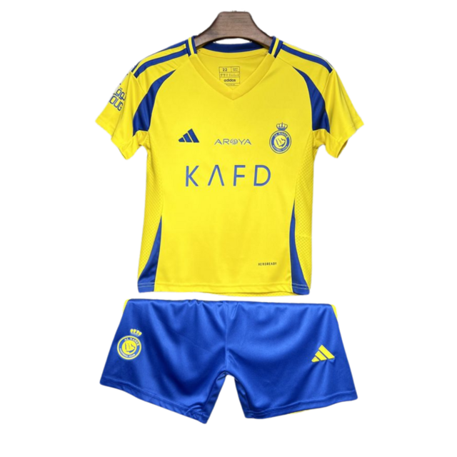 Conjunto Infantil Al-Nassr I 24/25 - Amarelo