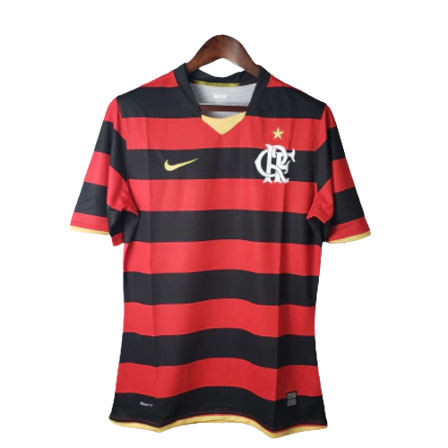 Camisa Flamengo Retrô Home 2008/2009 Torcedor Nike Masculina - Vermelha