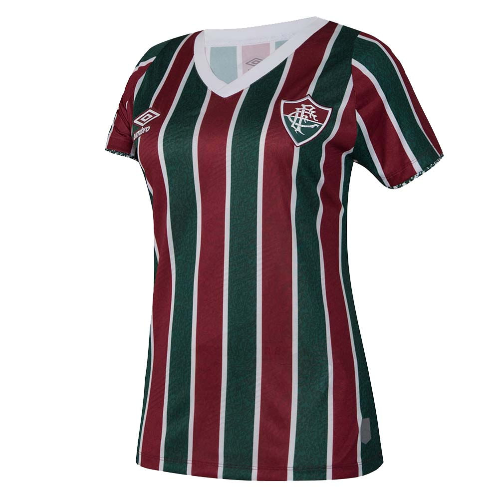 Camisa Fluminense Home 24/25 s/n° Torcedor Feminina - Tricolor