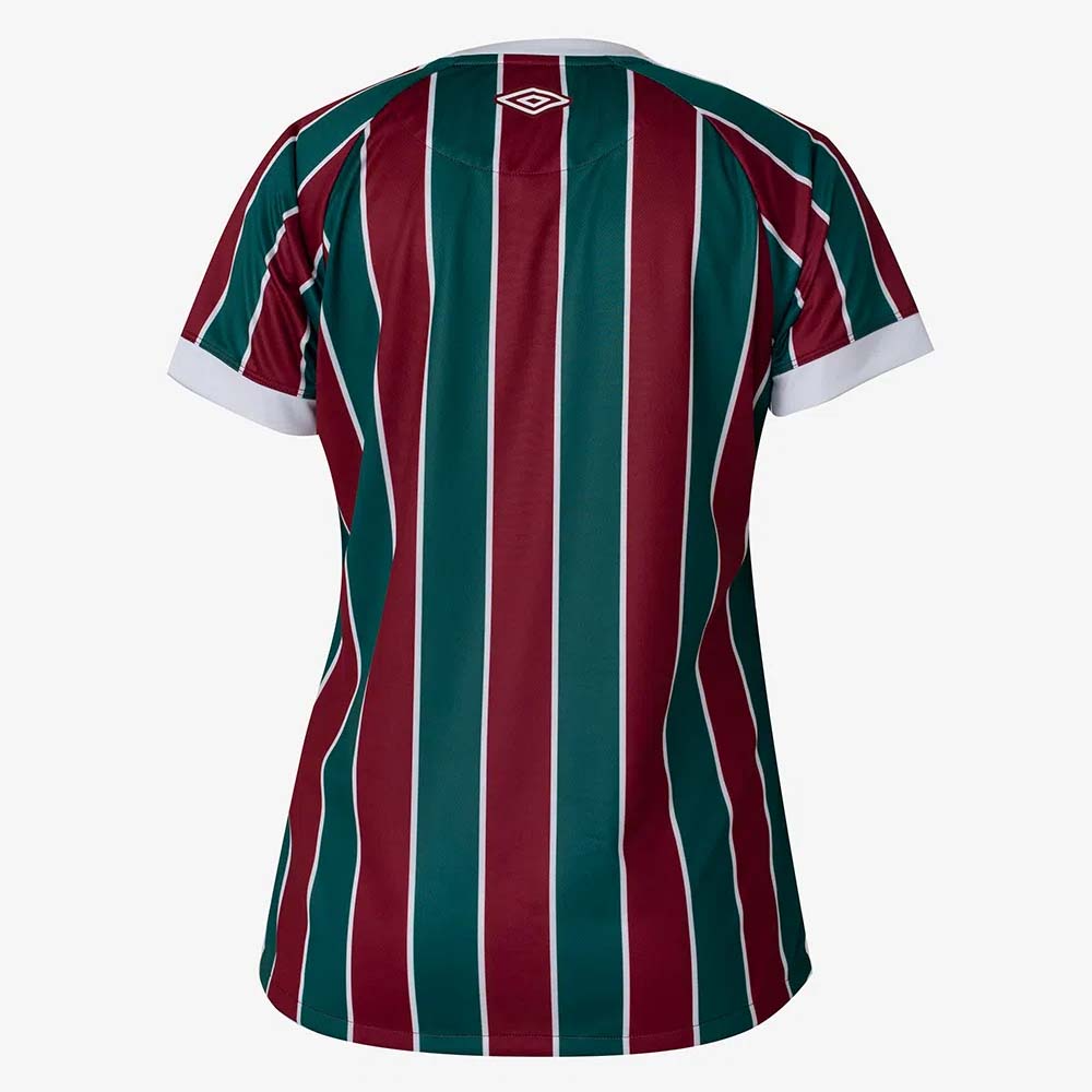 Camisa Fluminense Home 23/24 s/n° Torcedor Feminina - Tricolor