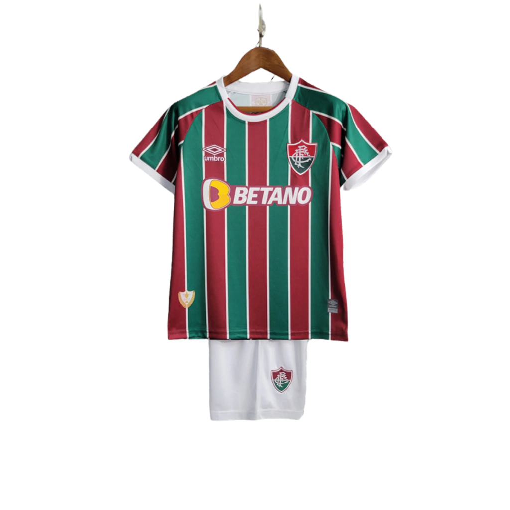 Conjunto Infantil Fluminense Home 23/24 - Tricolor