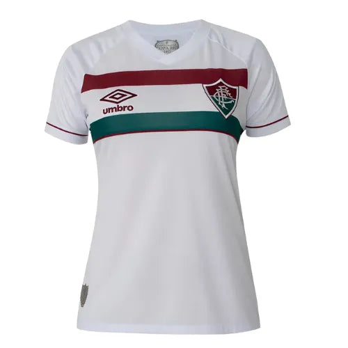 Camisa Fluminense Away 23/24 s/n° Torcedor Feminina - Branca