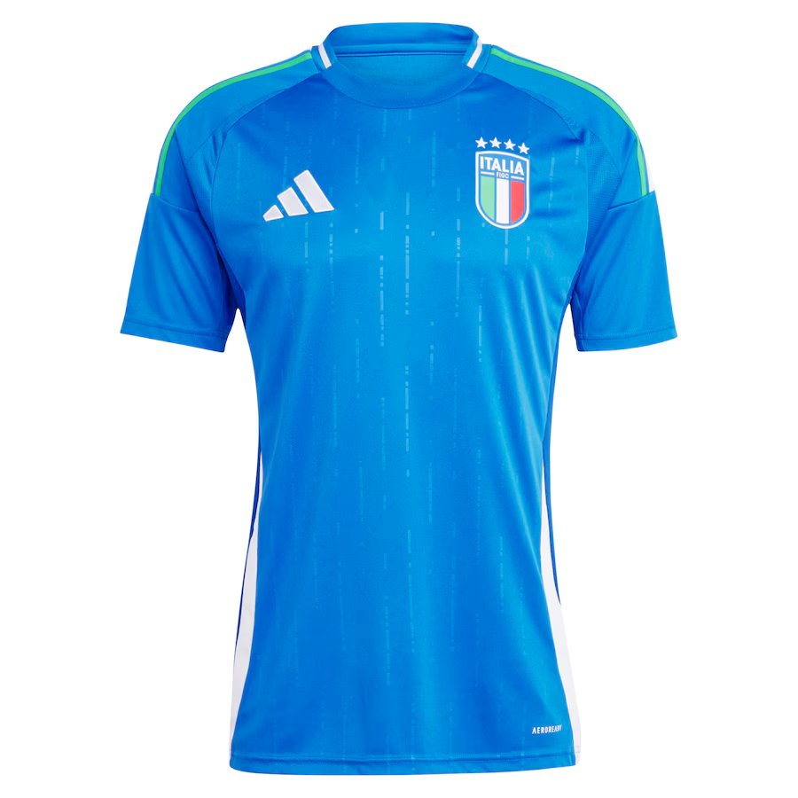 Camisa Seleção Itália Home 2024 Torcedor Adidas Masculina - Azul