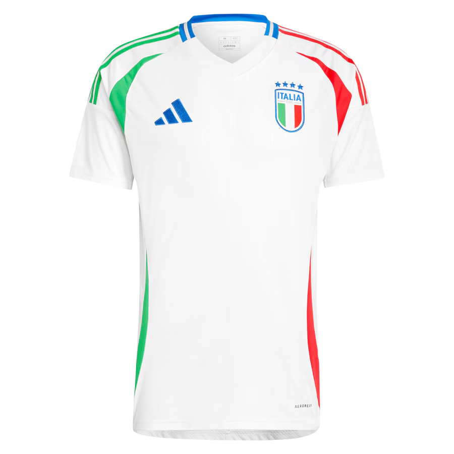 Camisa Seleção Itália Away 2024 Torcedor Adidas Masculina - Branca