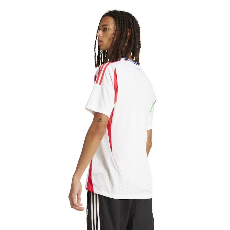 Camisa Seleção Itália Away 2024 Torcedor Adidas Masculina - Branca