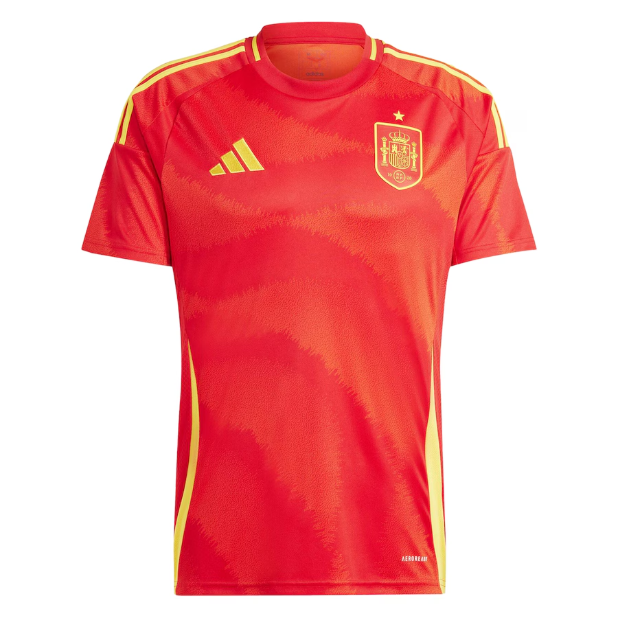 Camisa Seleção Espanha Home 2024 Torcedor Adidas Masculina - Vermelho