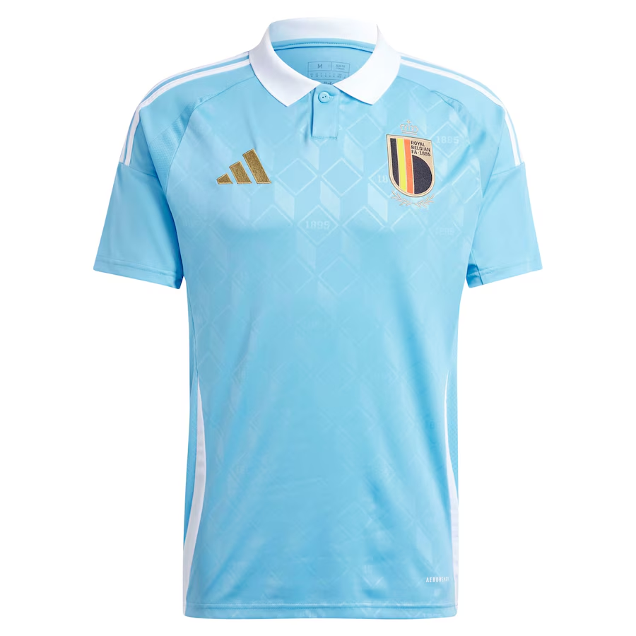 Camisa Seleção Bélgica Away 2024 Torcedor Adidas Masculina - Azul