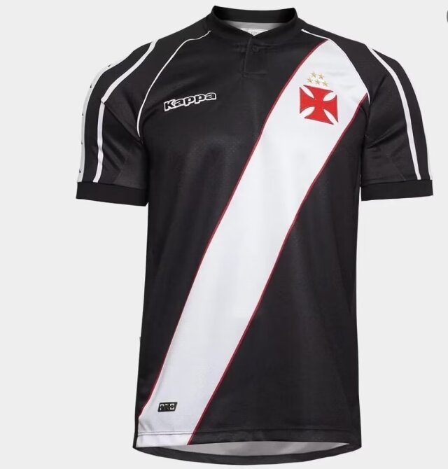 Camisa Vasco Home 24/25 Torcedor Masculino - Preto