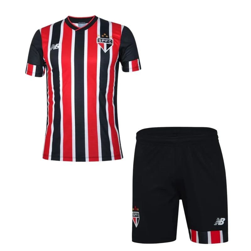 Cópia de Conjunto Infantil Soberano Away 24/25 - Tricolor