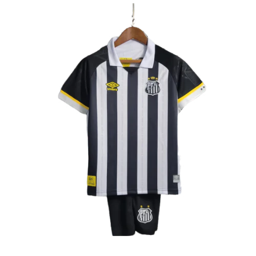 Conjunto Infantil Peixe Away 23/24 - Preto e Branco