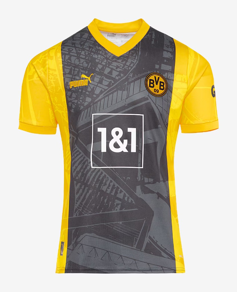 Camisa Borussia Dortmund Third 2023/24 Torcedor Puma Masculina - Amarela