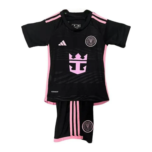 Conjunto Infantil Inter Miami II 24/25 - PretoConjunto Infantil Inter Miami II 24/25