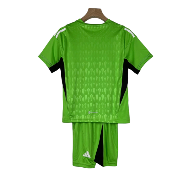 Conjunto Infantil Real Madrid Goleiro 23/24 - Verde