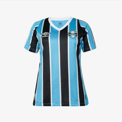 Camisa Grêmio I 24/25 - Torcedor Feminina - Tricolor