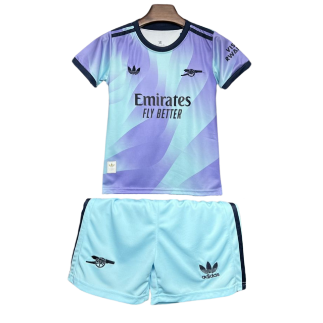 Conjunto Infantil Arsenal III 24/25 -Azul