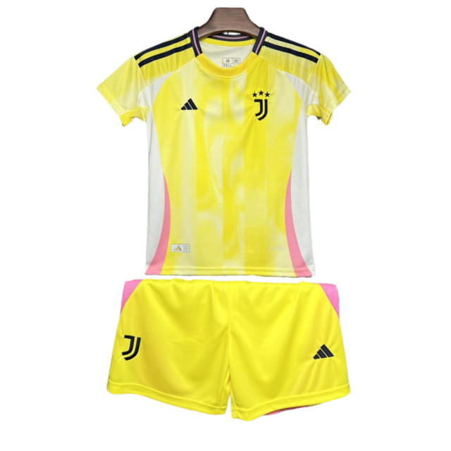 Conjunto Infantil Juventus III 24/25 - Amarela