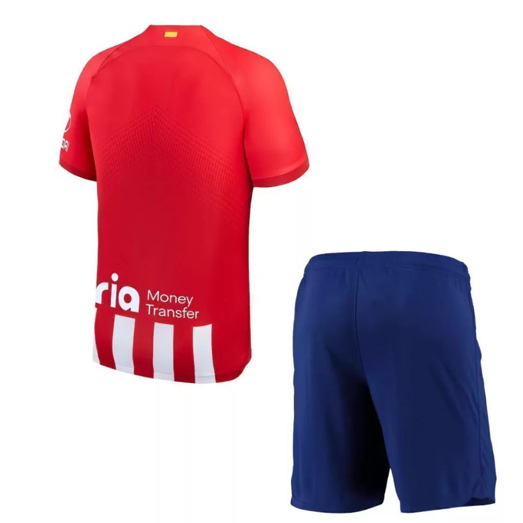 Conjunto Infantil Atlético de Madrid Home 23/24 - Vermelho