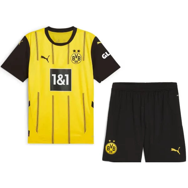 Conjunto Infantil Borussia Dortmund I 24/25 - Amarelo