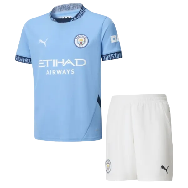 Conjunto Infantil Manchester City I 24/25 - Azul