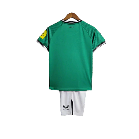 Conjunto Infantil Newcastle Away 23/24 - Verde