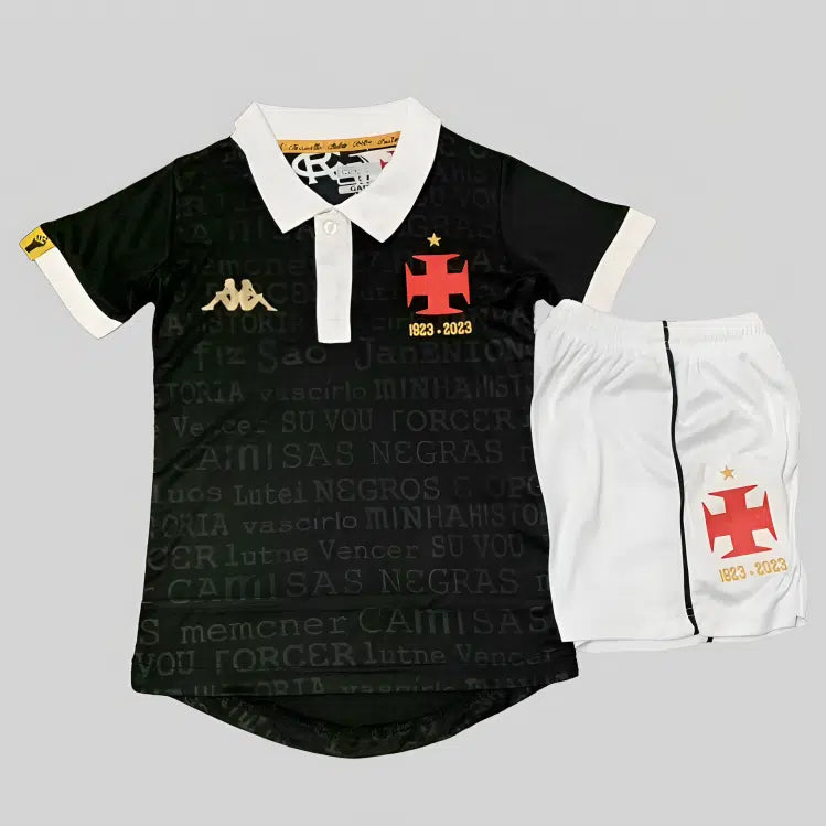 Conjunto Infantil Vasco III 23/24 - Camisas Negras