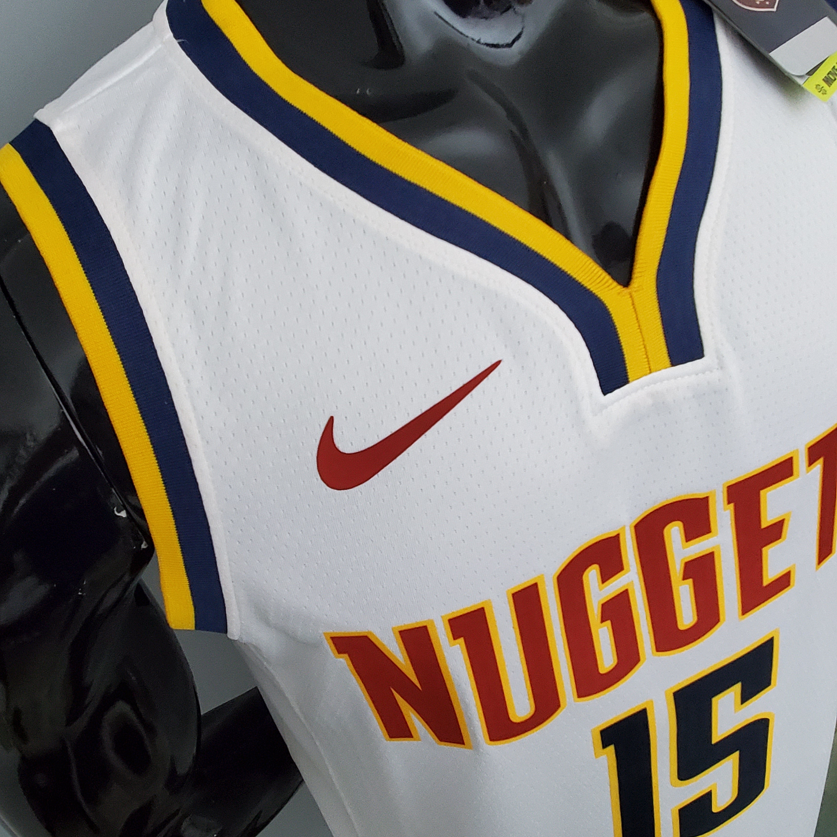 Regata NBA Denver Nuggets - Jokic #15 Limited White