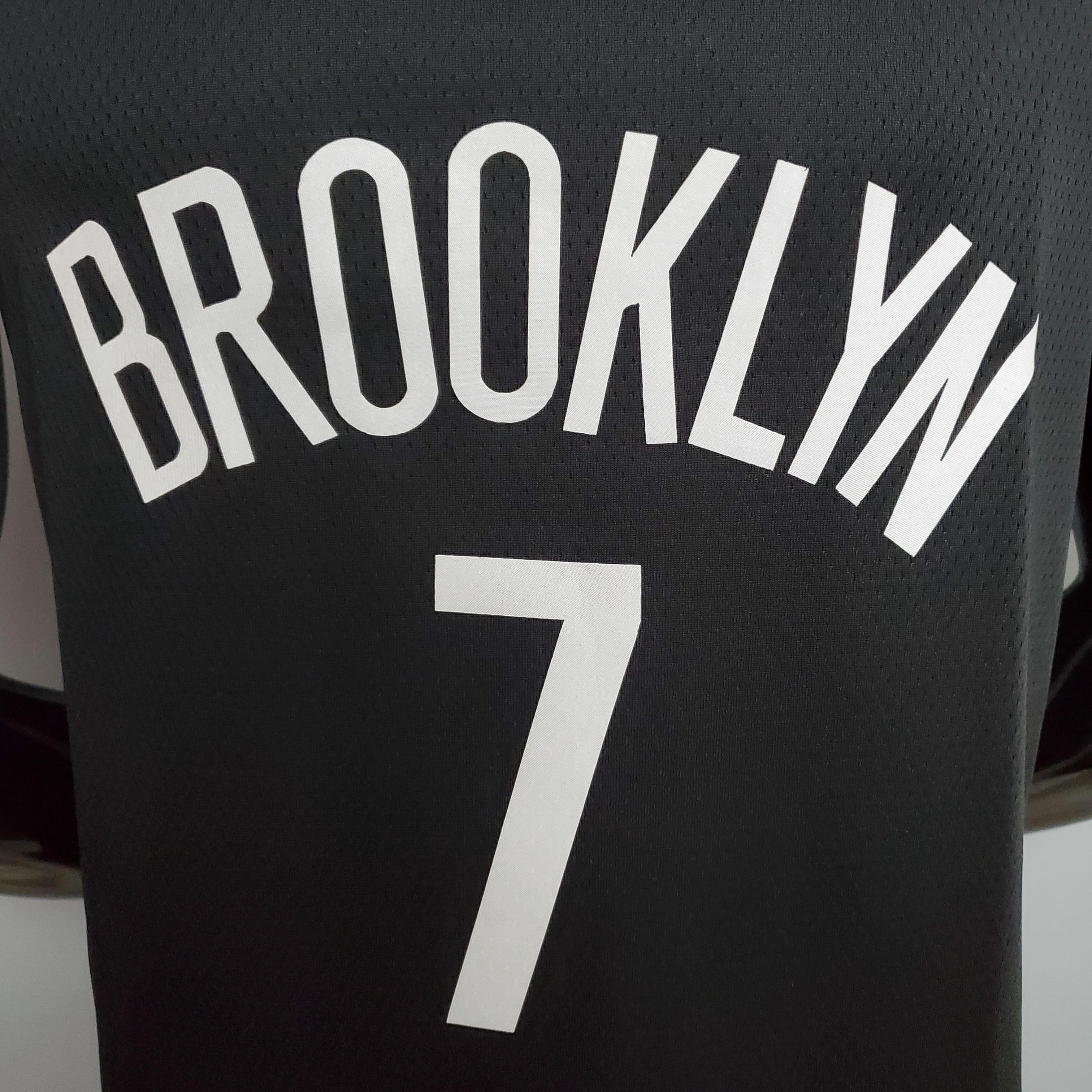 Regata NBA Brooklyn Nets - Durant #7 NCR Black - ResPeita Sports 