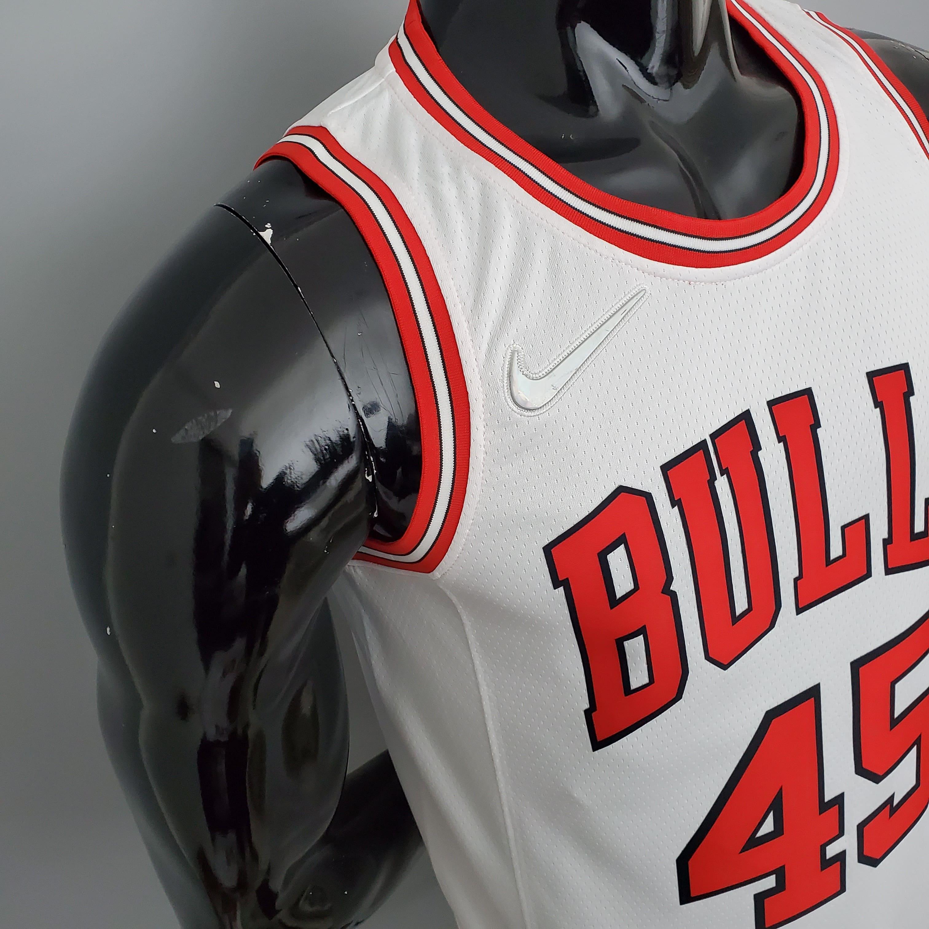 Regata NBA Chicago Bulls - Jordan #45 White - ResPeita Sports 