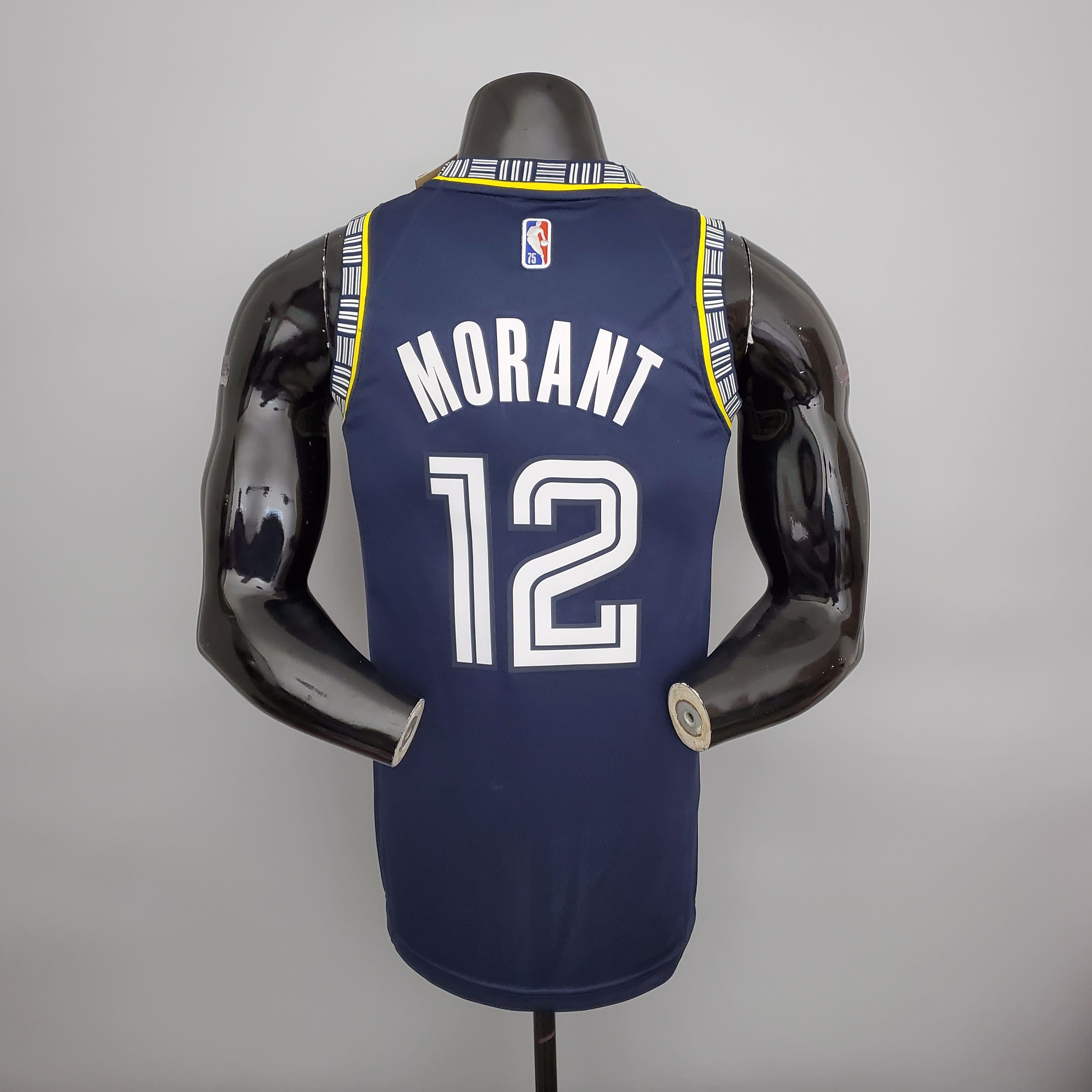 Regata NBA Memphis Grizzlies - Ja Morant #12 Royal Blue - ResPeita Sports 