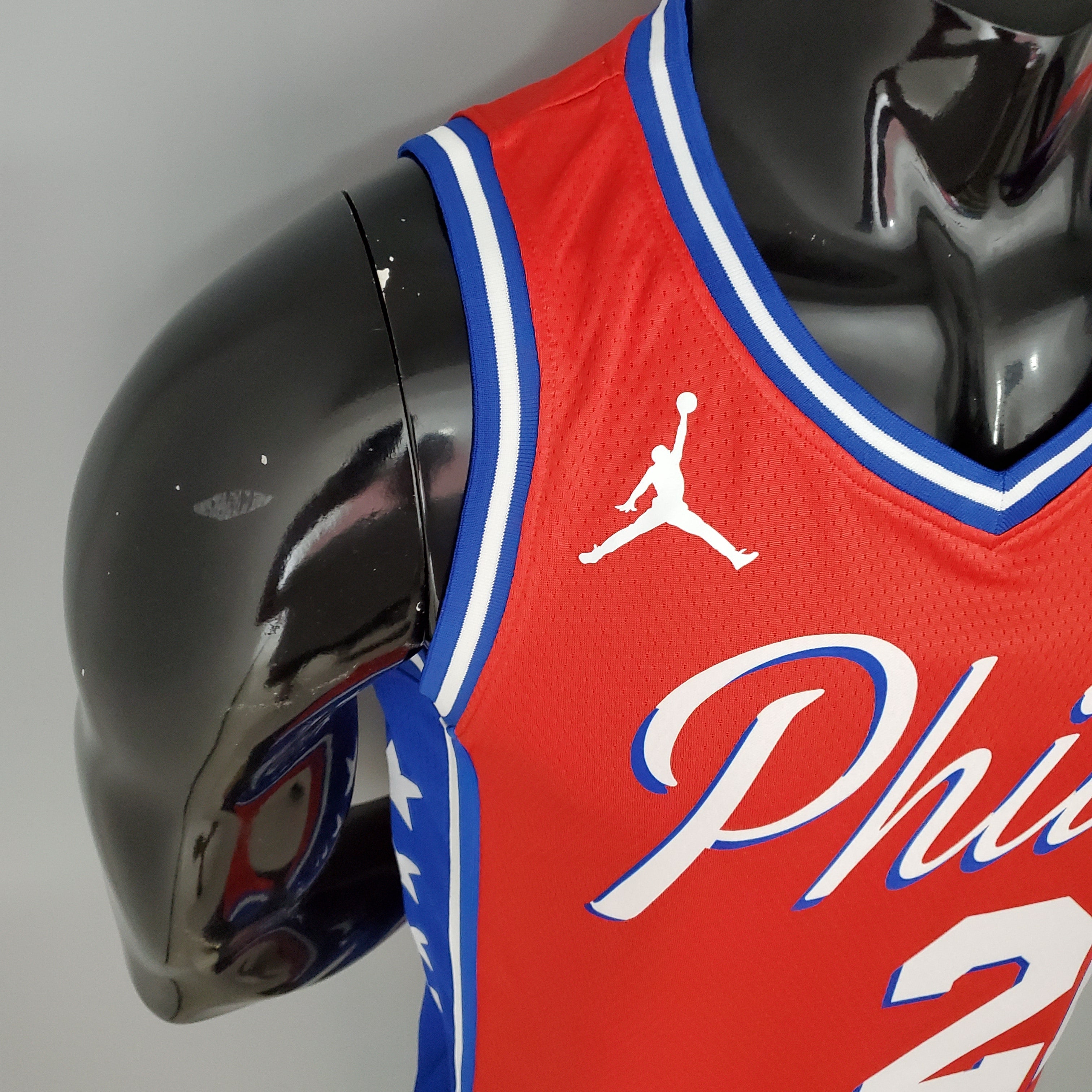 Regata NBA Philadelphia 76ers - Joel Embiid #21 Red