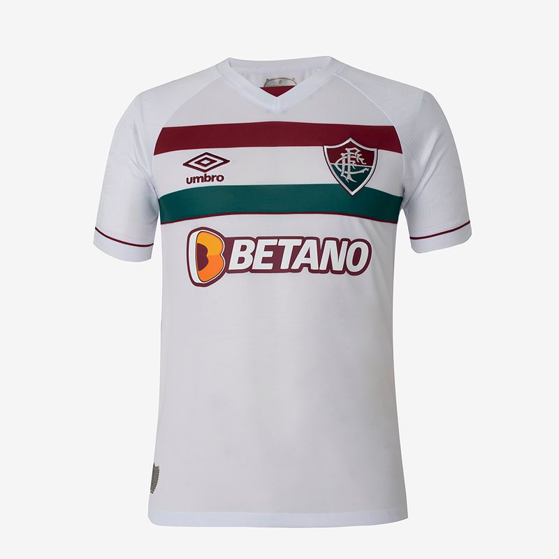 Camisa Fluminense Away 23/24 s/n° Torcedor Masculino - Branca