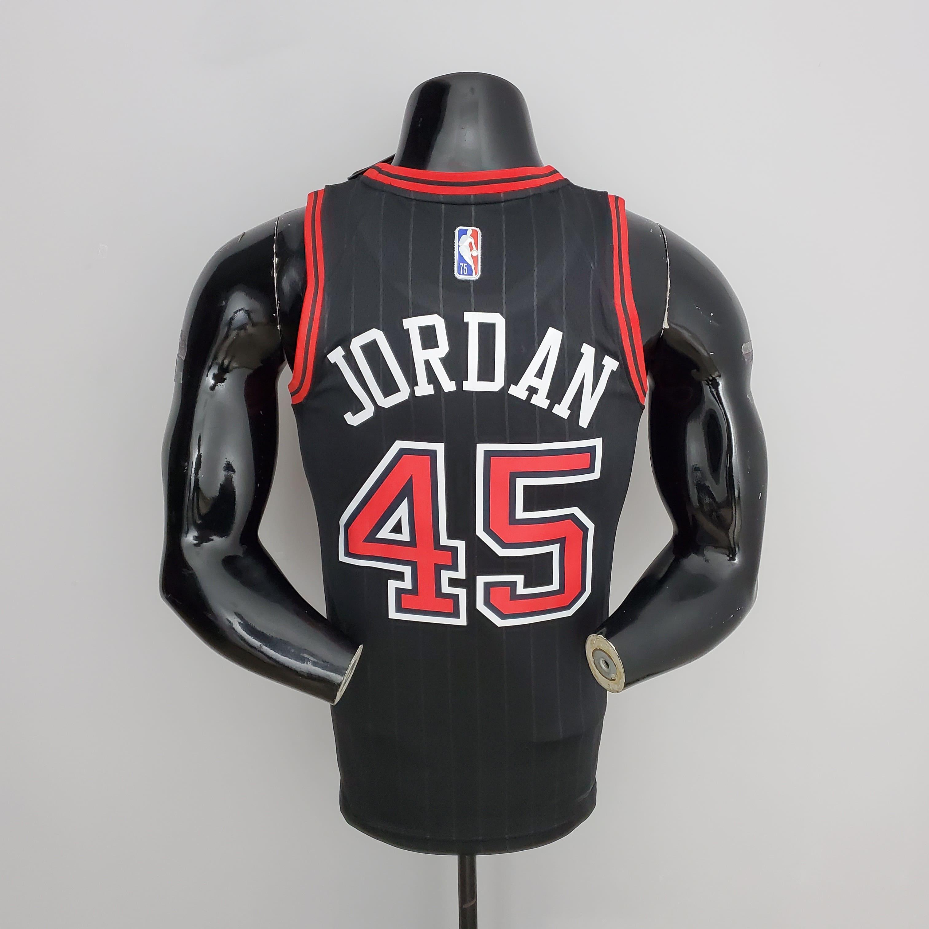 Regata NBA Chicago Bulls - Jordan #45 Flyers Black - ResPeita Sports 