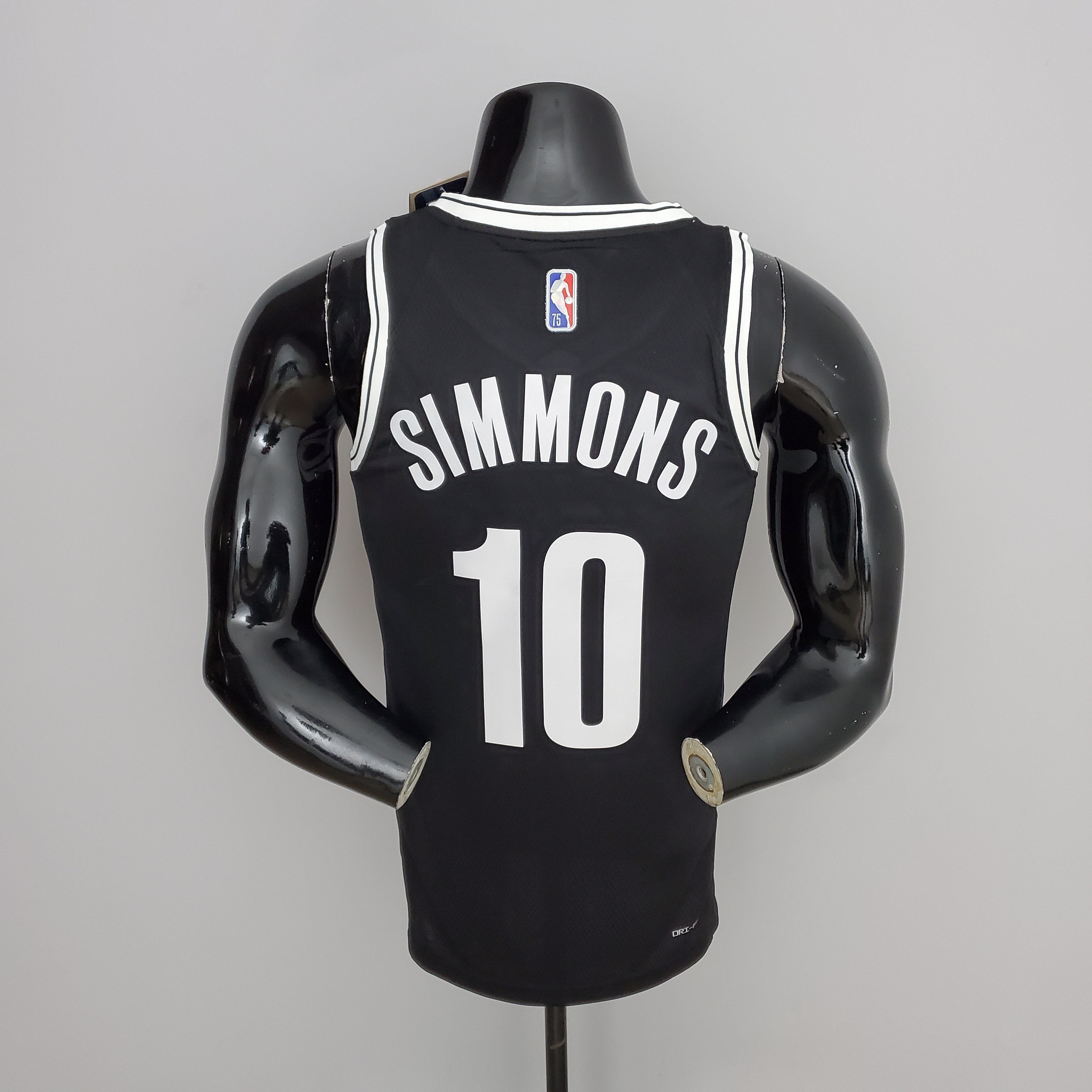 Regata NBA Brooklyn Nets - Simmons #10 NCR Black