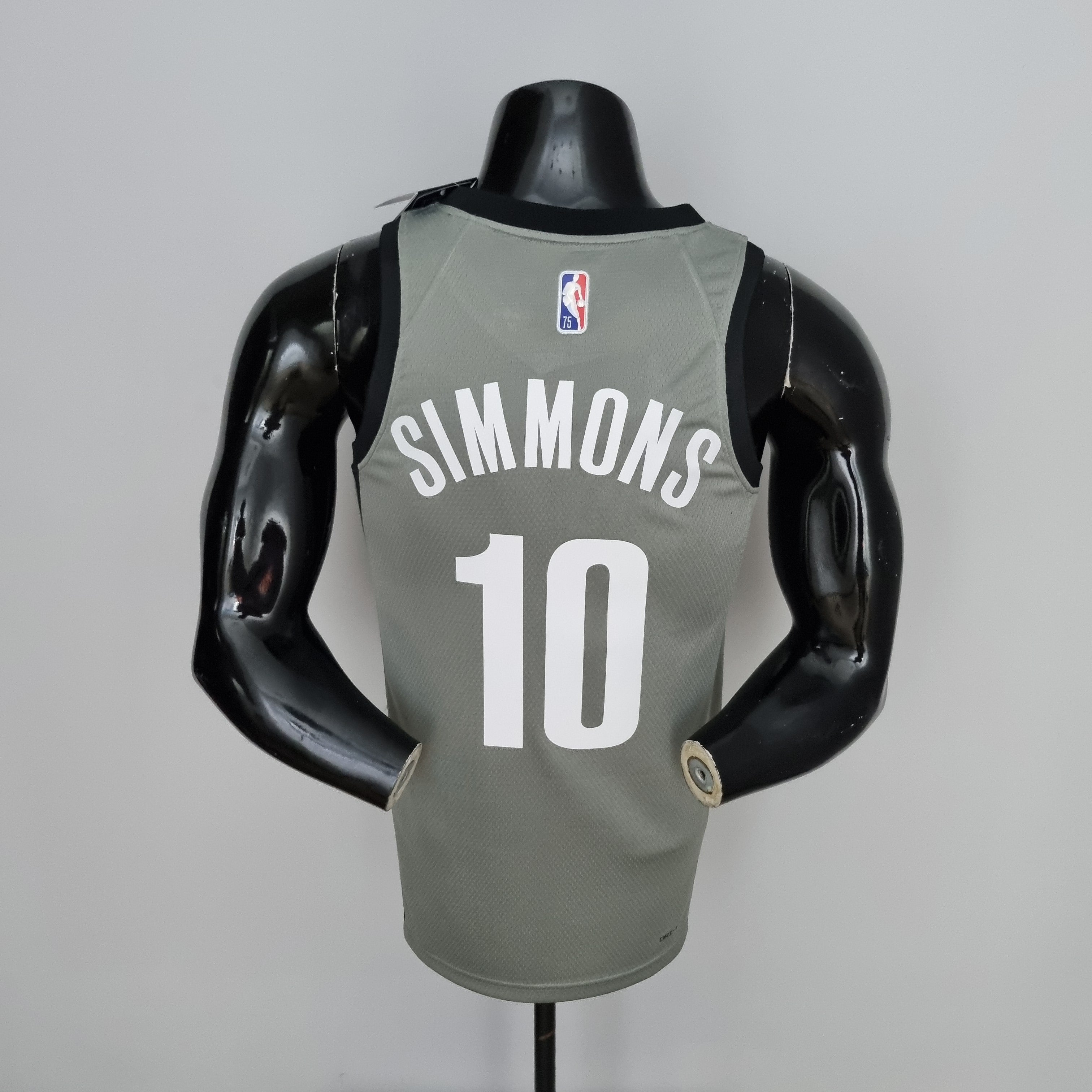 Regata NBA Brooklyn Nets - Simmons #10 Grey