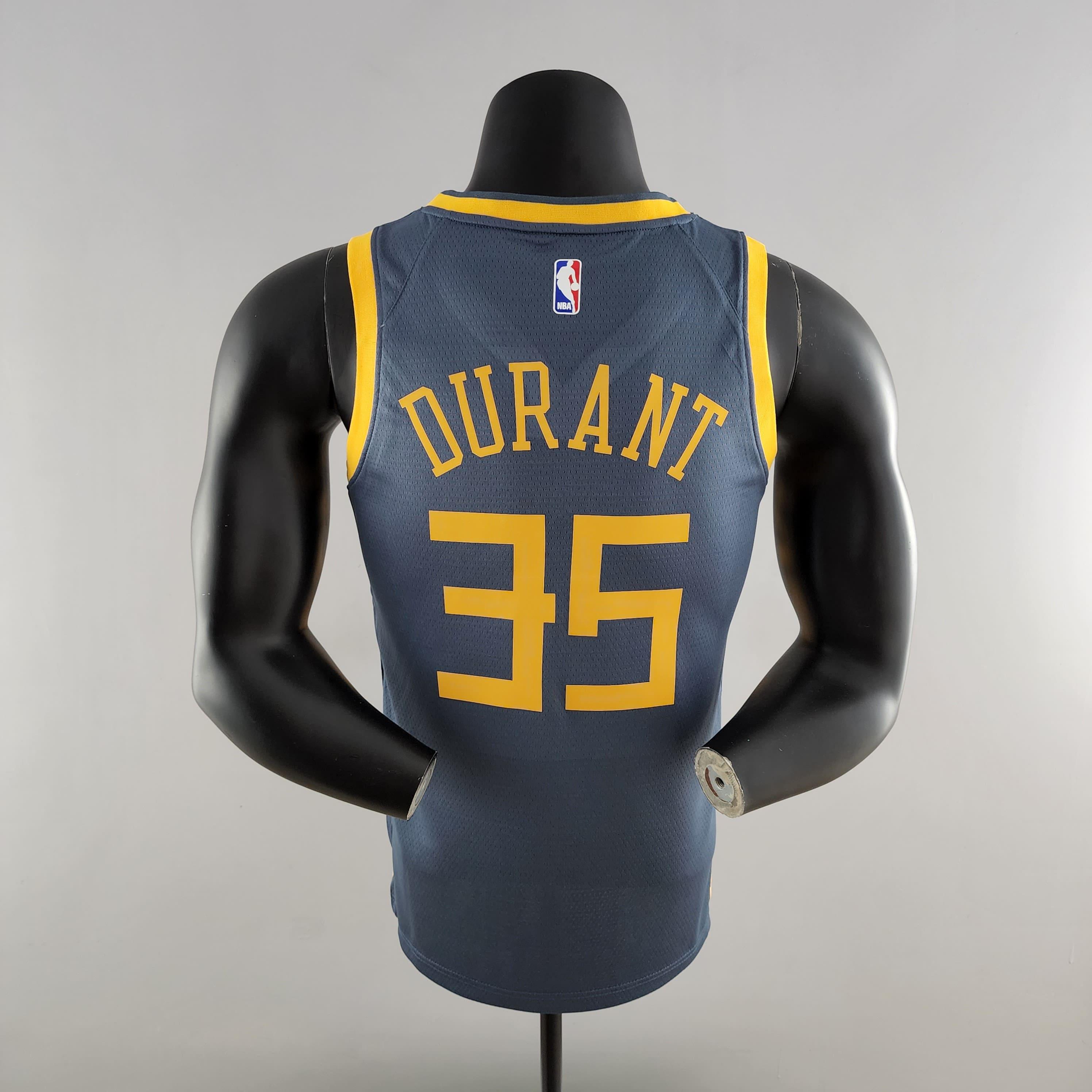 Regata NBA Golden State Warriors - Kevin Durant #35 Japan Edition Grey - ResPeita Sports 