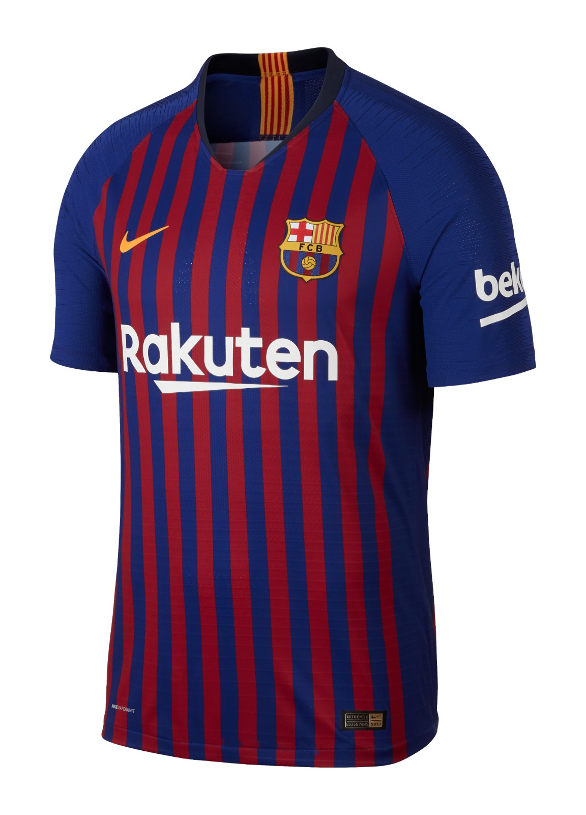 Camisa Barcelona Retrô Home 2018/19 Torcedor Nike Masculina - Azul