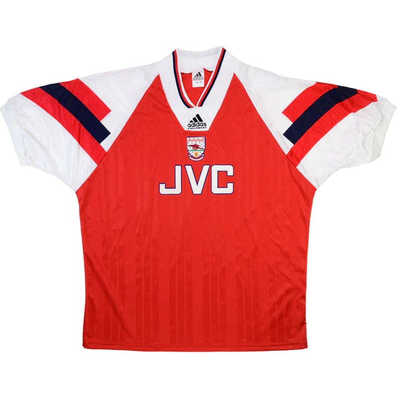 Camisa Arsenal Retrô Home 1992/93 Torcedor Adidas Masculina - Vermelha