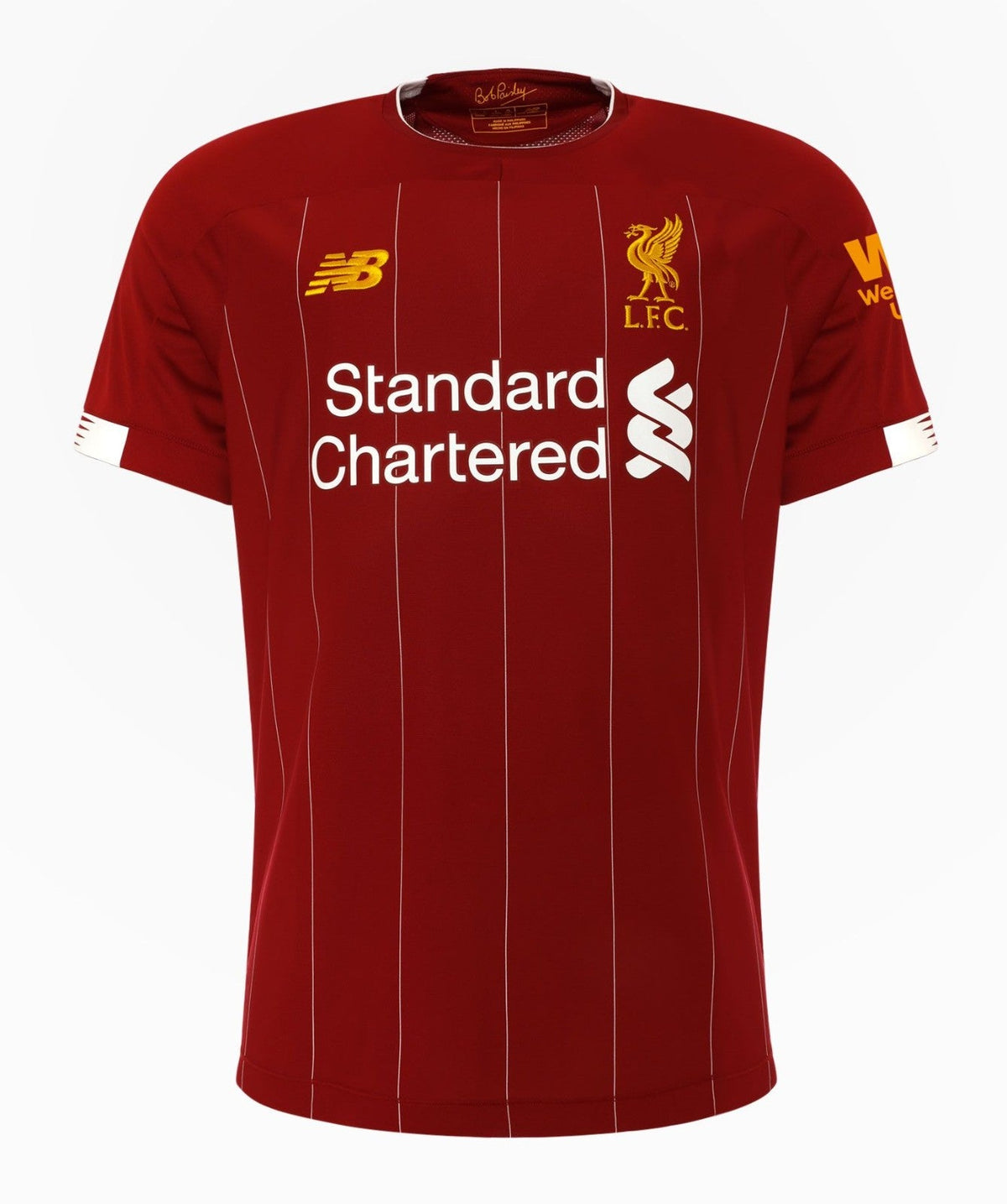 Camisa Liverpool Retrô Home 2019/20 Torcedor New Balance Masculina - Vermelha