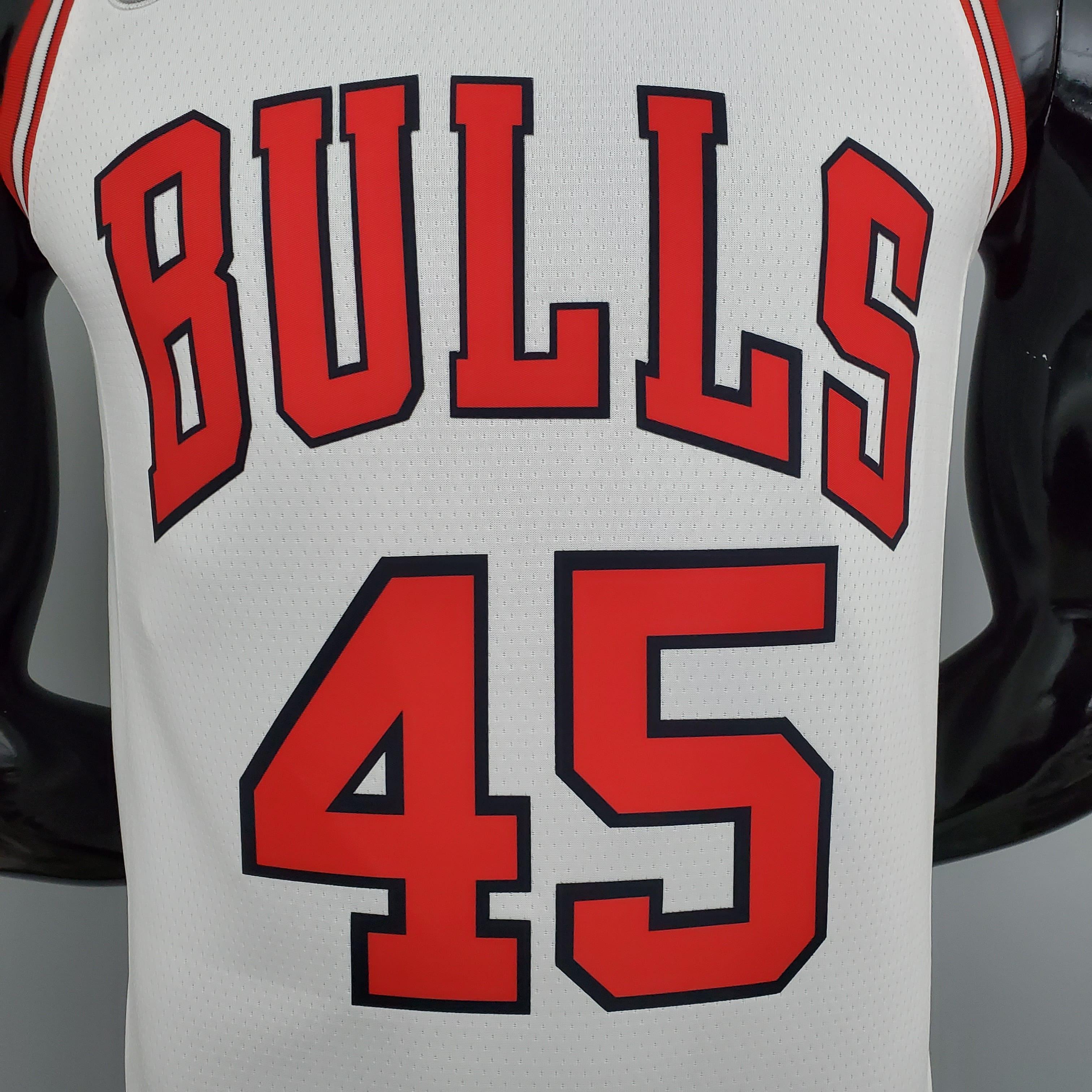 Regata NBA Chicago Bulls - Jordan #45 White - ResPeita Sports 