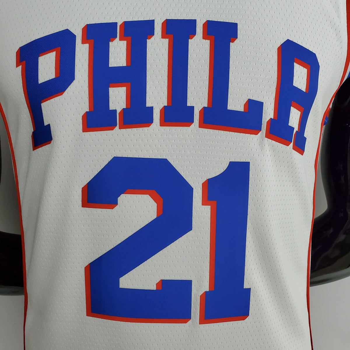 Regata NBA Philadelphia 76ers - Joel Embiid #21 White - ResPeita Sports 