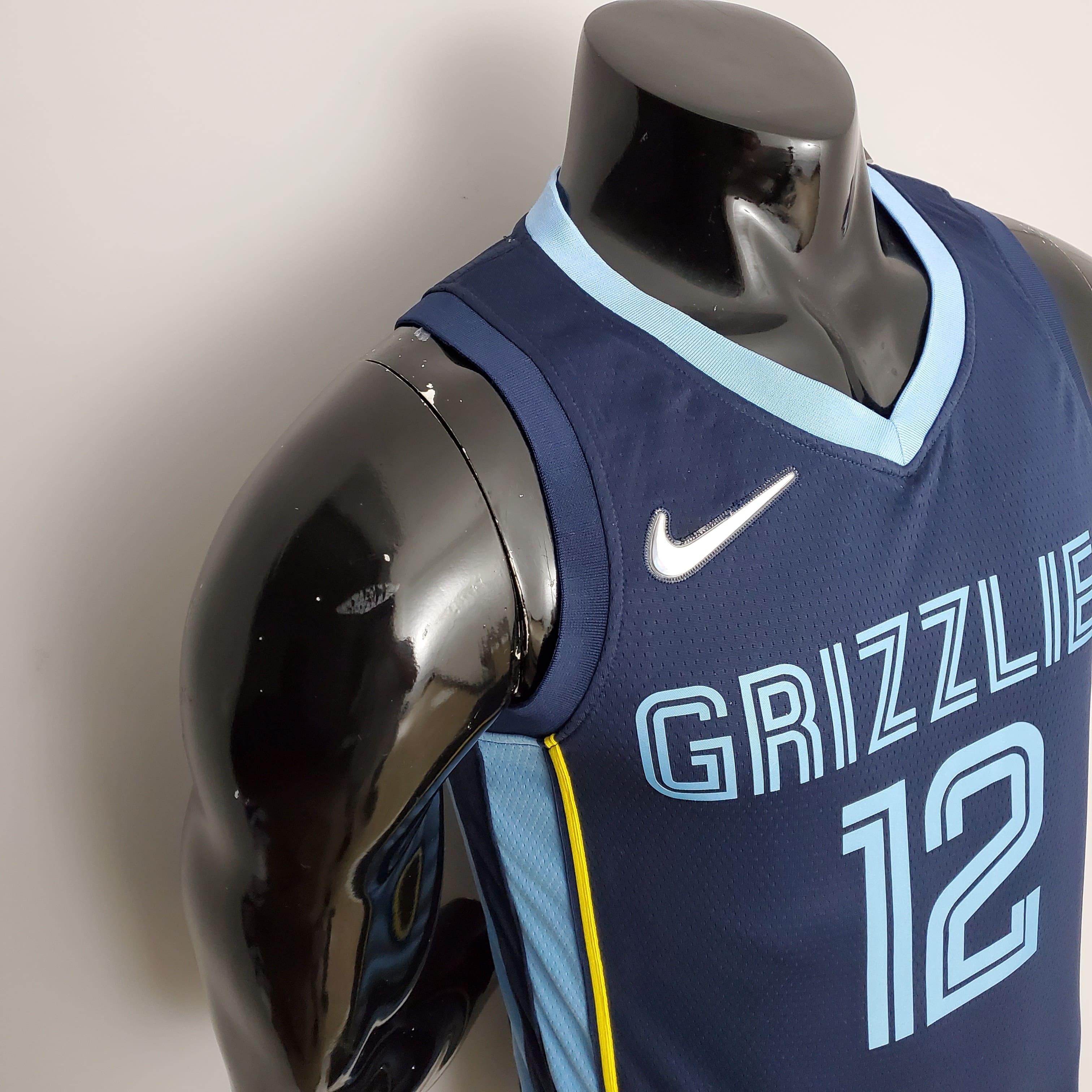 Regata NBA Memphis Grizzlies - Ja Morant #12 Navy Blue - ResPeita Sports 