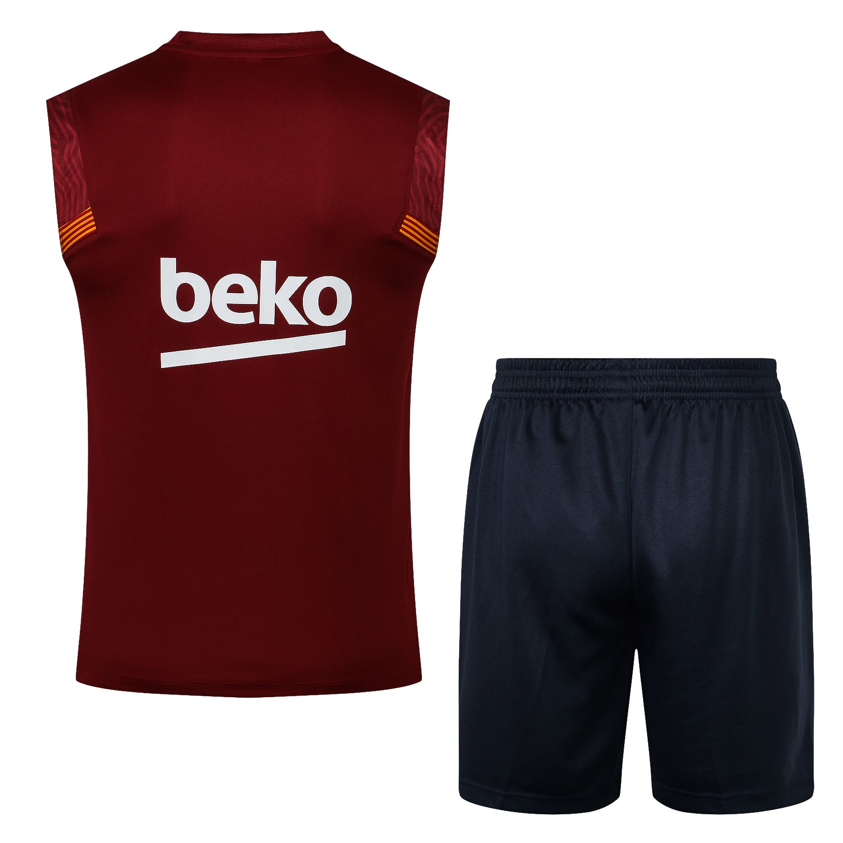 Conjunto Regata Barcelona - Vinho e Preto