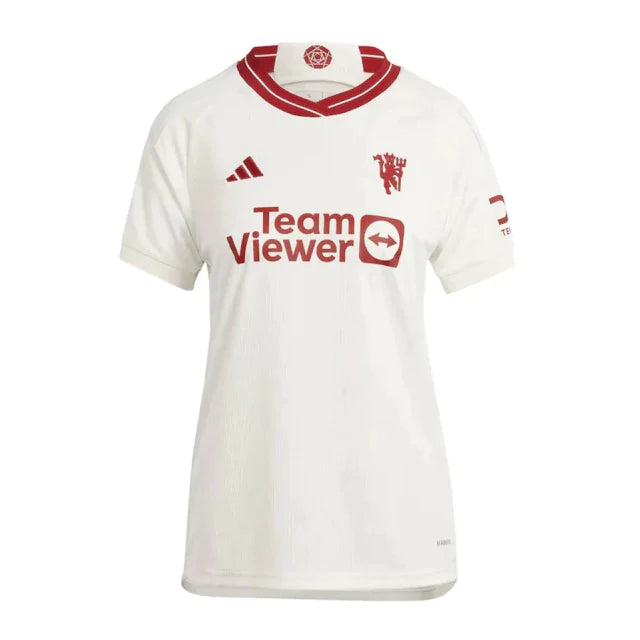 Camisa Manchester United Third 23/24 s/n° Torcedor Feminina - Branco