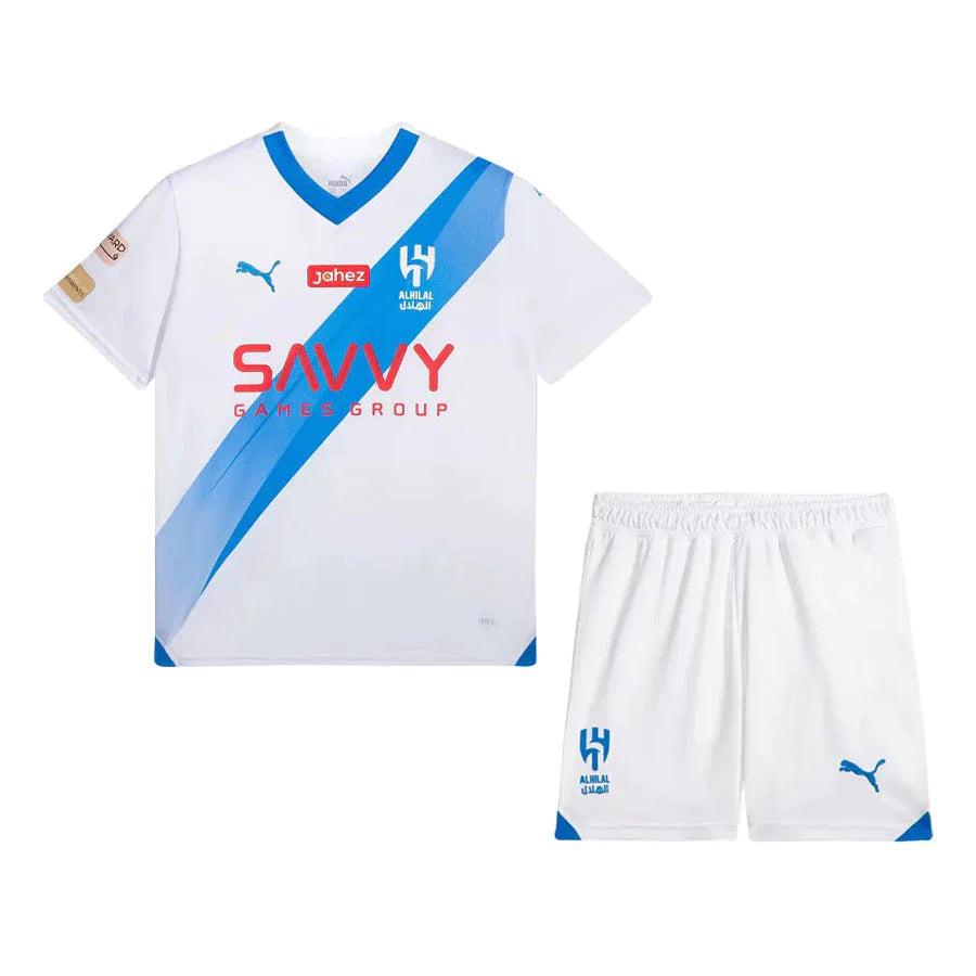 Conjunto Infantil Al-Hilal Away 23/24 - Branco