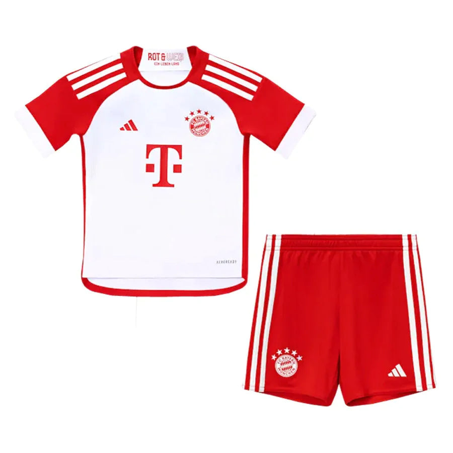 Conjunto Infantil Bayern de Munique I 23/24 - Branco